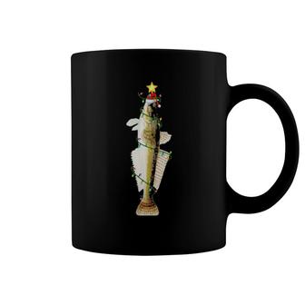 Flathead Fish Lighting Xmas Tree Matching Flathead Christmas Coffee Mug | Mazezy