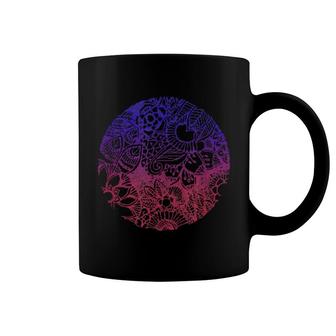 Floral Colorful Mandala Coffee Mug | Mazezy