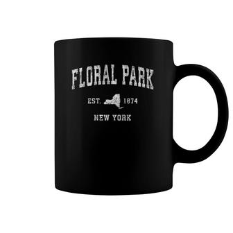 Floral Park New York Ny Vintage Design Coffee Mug | Mazezy