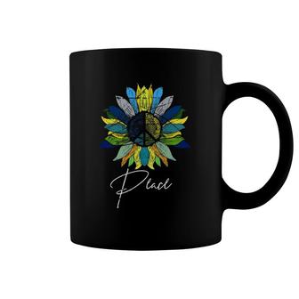 Flower Peace Symbol Peace T Coffee Mug | Mazezy