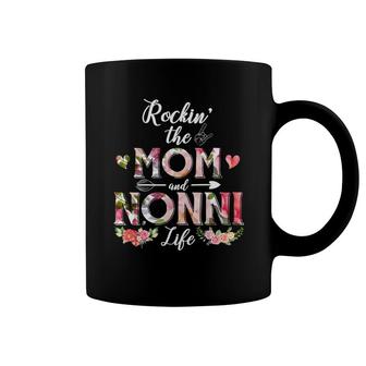 Flower Rockin The Mom And Nonni Life Coffee Mug | Mazezy