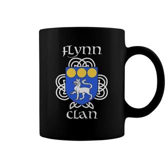Flynn Family Crest Coat Of Arms Coffee Mug | Mazezy UK
