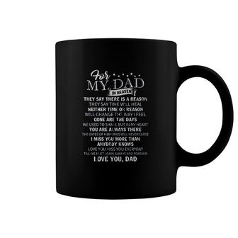 For My Dad In Heaven Coffee Mug | Mazezy