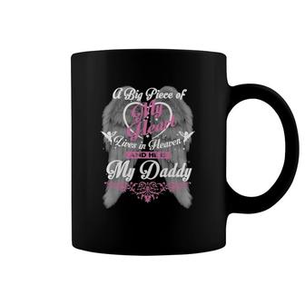 For My Daddy Lives In Heaven My Daddy Guardian Angel Coffee Mug | Mazezy