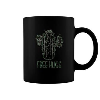 Free Hugs Cactus Coffee Mug | Mazezy