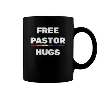 Free Pastor Hugs Gay Pride Pastor Lgbt Proud Ally Coffee Mug | Mazezy