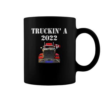 Freedom Convoy 2022 Support Canada Truckers Coffee Mug | Mazezy