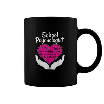 Full Heart Of A School Psychologist Coffee Mug | Mazezy