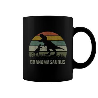 Fun Rawr Dinosaur Grandma Grandmasaurus 1 Kid T-Rex Coffee Mug - Seseable