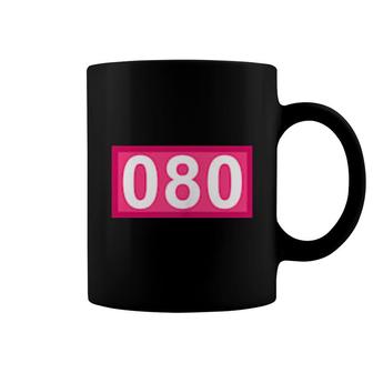 Funny 80 Year Old Number 080 Patch 80Th Birthday Bday Coffee Mug | Mazezy