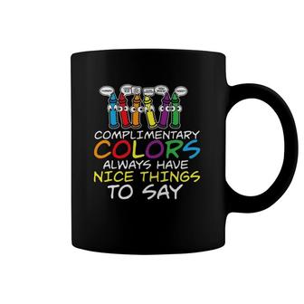 Funny Art Complimentary Colors For Art Teachers Coffee Mug | Mazezy