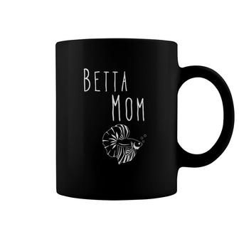 Funny Betta Mom Fish Coffee Mug | Mazezy