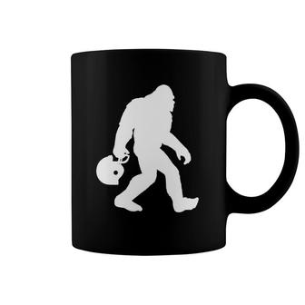 Funny Bigfoot Football Fan Gift For Sunday Football Lovers Coffee Mug | Mazezy