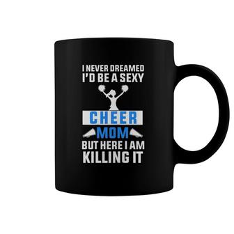 Funny Cheer Mom Cheerleader Trendy Mother's Day Gift Coffee Mug | Mazezy AU