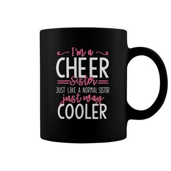 Funny Cheerleading Sister Cheer Sister Coffee Mug | Mazezy