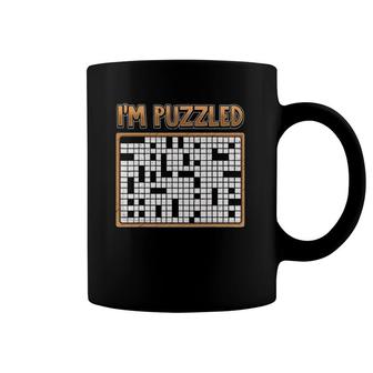 Funny Crossword Puzzle I'm Puzzled Love Crossword Puzzle Coffee Mug | Mazezy