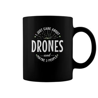 Funny Drones For Men Dad Fathers Day Gift Coffee Mug | Mazezy