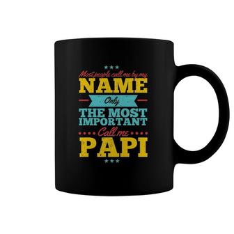 Funny Father's Day For Papi Men From Daughter & Son Coffee Mug | Mazezy