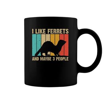 Funny Ferret Design For Men Women Ferret Lover Coffee Mug | Mazezy
