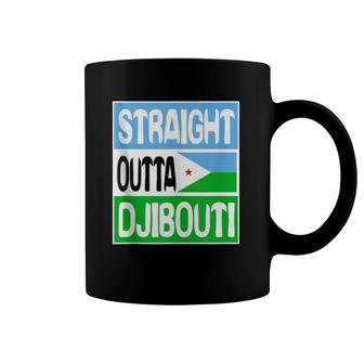 Funny Flag Gift - Straight Outta Djibouti Coffee Mug | Mazezy