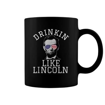 Funny Fourth Of July 4Th Drinkin Like Lincoln Beer Drunk Coffee Mug | Mazezy