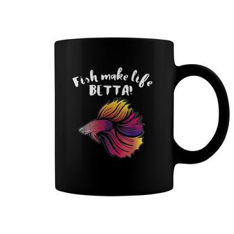 Funny Gift Aquarium Owner Tropical Fish Lover Betta Fish Coffee Mug | Mazezy