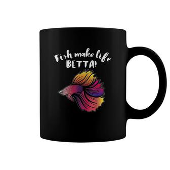 Funny Gift Aquarium Owner Tropical Fish Lover Betta Fish Coffee Mug | Mazezy