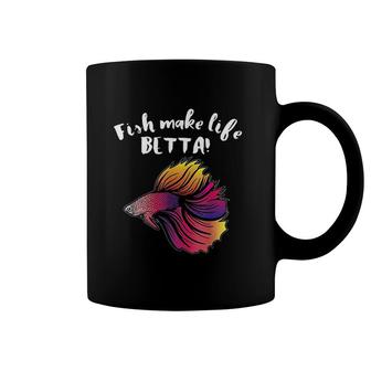 Funny Gift Aquarium Owner Tropical Fish Lover Betta Fish Coffee Mug | Mazezy