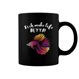 Funny Gift Aquarium Owner Tropical Fish Lover Betta Fish Coffee Mug | Mazezy