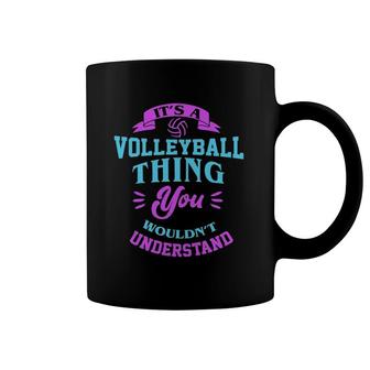 Funny Girls Volleyball Saying Great Gift For Teens Coffee Mug | Mazezy