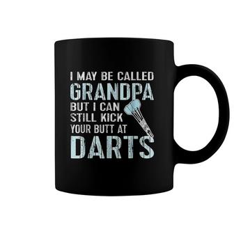 Funny Grandpa Darts Team League Gift Coffee Mug | Mazezy