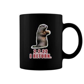 Funny Groundhog Day 2022 February 2 Birthday Coffee Mug | Mazezy