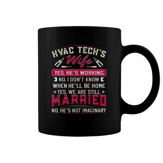 Funny Hvac Tech Wife Hvac Technicians Girlfriend Mom Coffee Mug | Mazezy