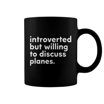 Funny Introverted But Willing To Discuss Plants Coffee Mug | Mazezy