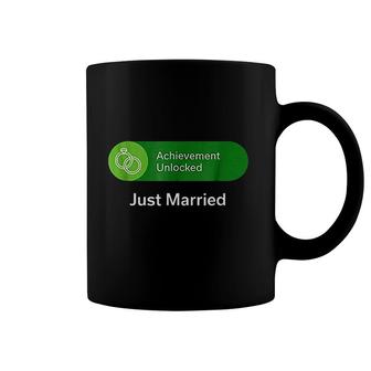 Funny Just Married For Wedding Gift Video Gamer Coffee Mug - Seseable