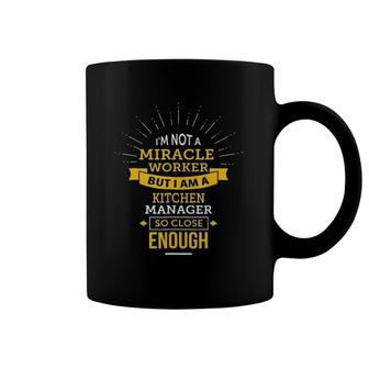 Funny Kitchen Manager Gift Coffee Mug | Mazezy