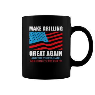 Funny Make Grilling Great Again Pro Trump Bbq Pit Master Dad Coffee Mug | Mazezy