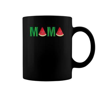 Funny Mama Watermelon Summer Fruit Mother's Day Coffee Mug | Mazezy