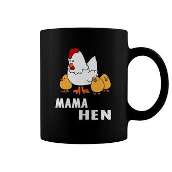 Funny Mother's Day Mama Hen Chicken Fun Gift Mom Farm Coffee Mug | Mazezy