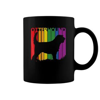 Funny Otterhound Rainbow Lgbt Dog Lover Men Women Coffee Mug | Mazezy