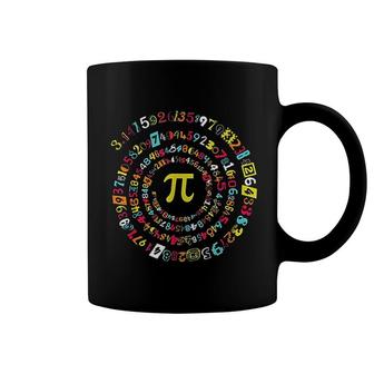 Funny Pi Day Shirt Spiral Pi Math Coffee Mug | Mazezy