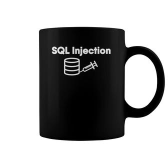Funny Programmer Database Sql Injection Database Coffee Mug | Mazezy