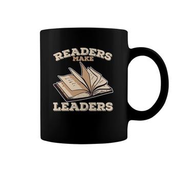 Funny Readers Make Leaders - Book Reader Coffee Mug | Mazezy