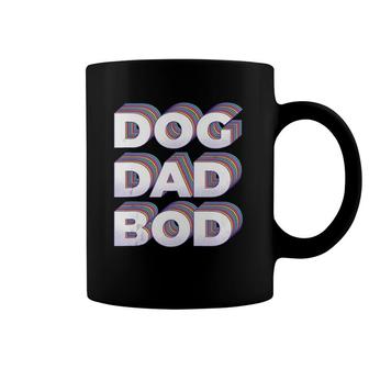Funny Retro Dog Dad Bod Gym Workout Fitness Gift Coffee Mug | Mazezy