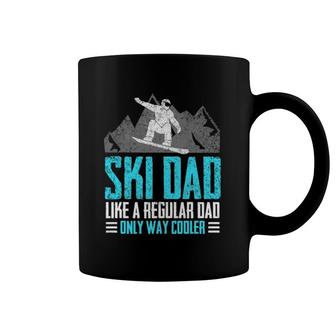 Funny Ski Dad Vintage Skier Tee Only Way Cooler Dad Skiing Coffee Mug | Mazezy