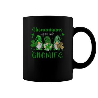 Funny St Patricks Day Shenanigans With My Gnomies Coffee Mug | Mazezy