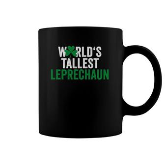 Funny St Patrick's Day World's Tallest Leprechaun Coffee Mug | Mazezy