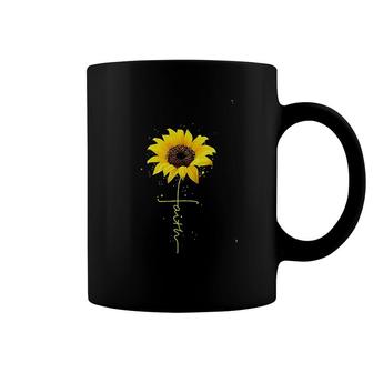 Funny Sunflower Faith Coffee Mug | Mazezy
