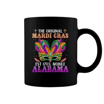 Funny The Original Mardi Gras Mobile Alabama 1703 Carnival Coffee Mug | Mazezy