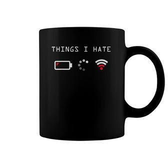 Funny Things I Hate Programmers Computer Science Geek Coffee Mug | Mazezy